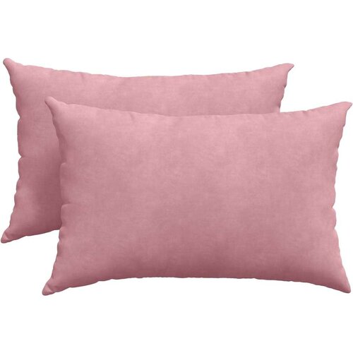 VidaXL jastučići za sofu 2 pcs ružičasta 60 x 40 cm kordura tekstil Slike