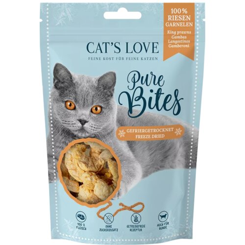 Cat's Love Pure Bites kozice - 15 g Cene