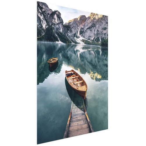  Plakat Boats in the Dolomites 40x60 Bez okvira Cijene