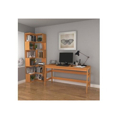 Hanah home Radni sto i polica za knjige CPT4802-150, Tikovina Cijene