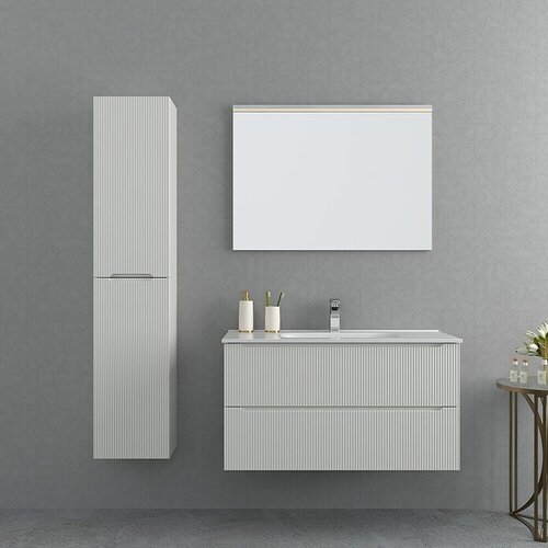  Kupaonski ormarić za ugradbeni umivaonik Lote (Š x D x V: 99 x 46 x 55 cm, Bijela) Cijene