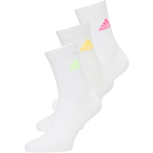 ADIDAS SPORTSWEAR Sportske čarape 'Cushioned Crew ' žuta / menta / roza / bijela