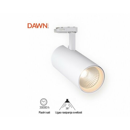 Dawn led reflektor šinski JM-4069 20W 4000K trofazni beli Slike
