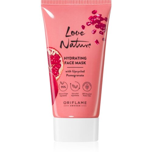 Oriflame Love Nature Upcycled Pomegranate vlažilna maska za obraz 30 ml Cene