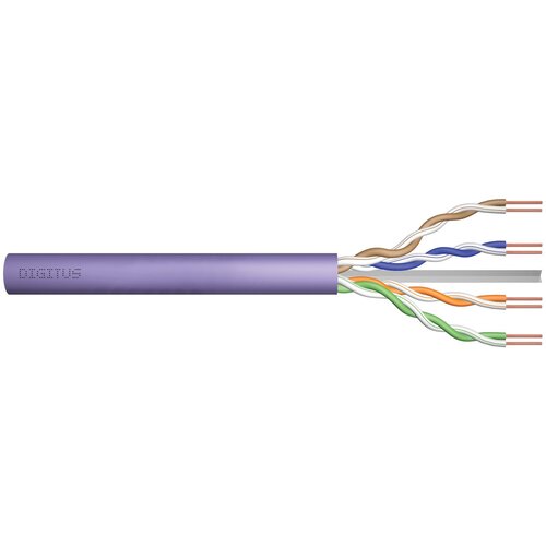 Digitus Cat.6 Installation Cable, U /UTP, Dca, AWG 23 /1, LSOH, 50m, Purple Cijene