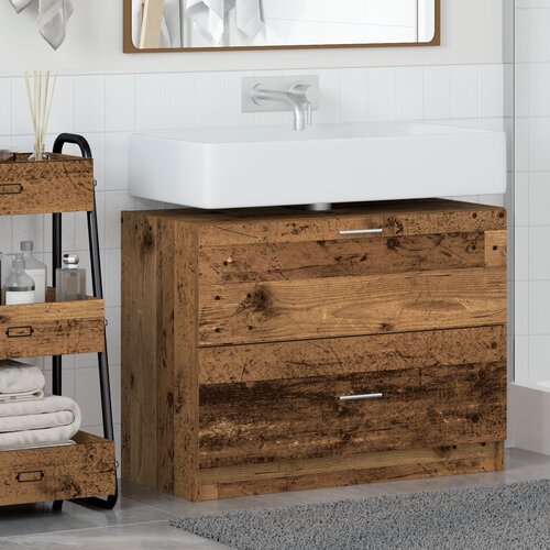 vidaXL kupaonski ormarić Staro drvo 78x37x59 cm Odabrano drvo Cijene