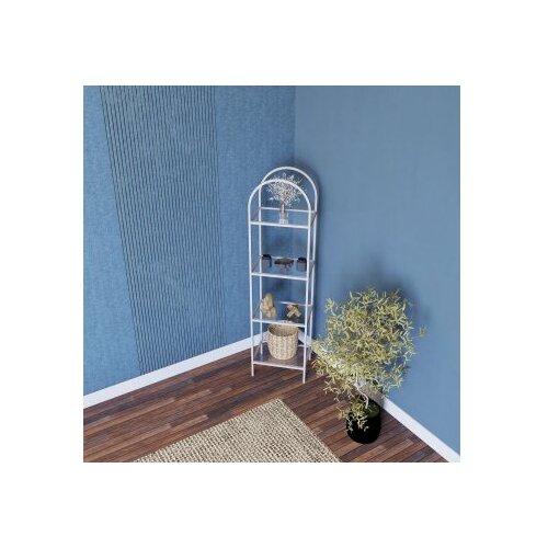 Hanah home polica za knjige mona 40 white fume Slike
