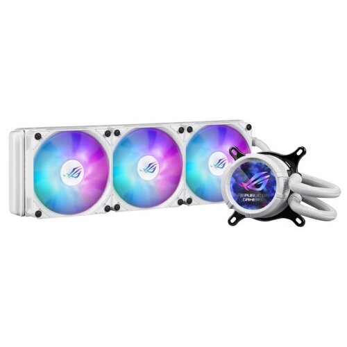 Asus Kuler za CPU ROG STRIX LC III 360 WHT/3x120mm/ARGB/2.1" IPS LCD/vodeno hladenje/bela Cene