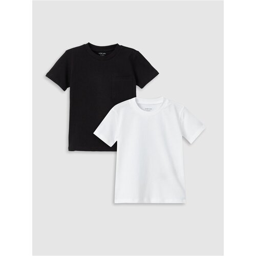 LC Waikiki Crew Neck Short Sleeve Basic Cotton Baby Boy T-Shirt 2-pack. Slike