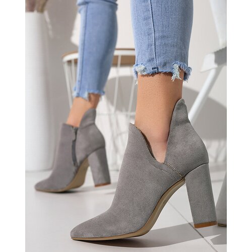 Resti Gray ankle boots with cut from Alania - Footwear Cene