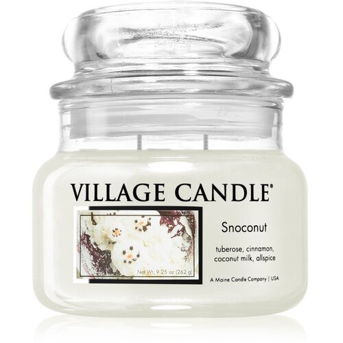 Village Candle Snoconut mirisna svijeća (Glass Lid) 262 g Slike