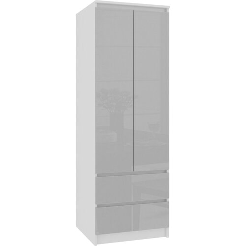 AKORD OMARA ZVEZDA S 60 cm 2 VRATA 2 Predali PK BELO / METALNI SJAJ, (21713847) Cene