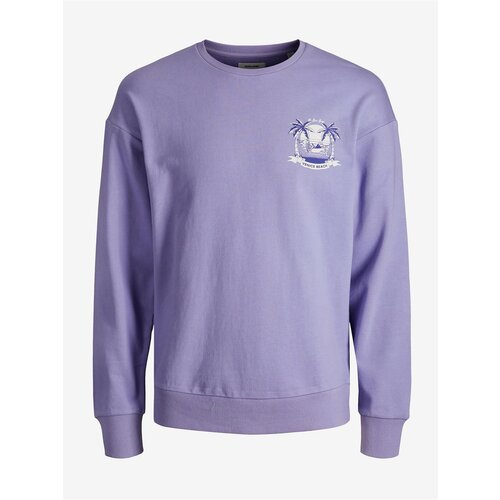 Jack & Jones Purple Sweatshirt Chiller - Men Slike