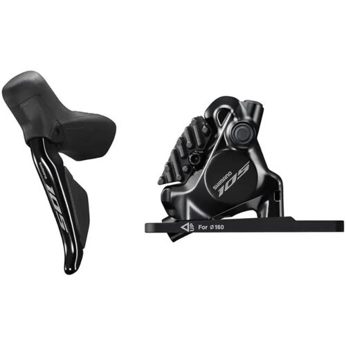  Disc Brake Set/J-Kit Direct, 105 St-R7170(L), Br-R7170(F), For 160Mm Rotor,Resin Pad(W/Fin), W/Connecter Insert, 1000Mm(Sm-Bh90 Blk), 5 Group, Ind.Pac Slike