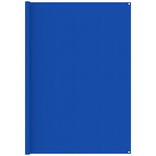 vidaXL Preproga za šotor 250x600 cm modra HDPE