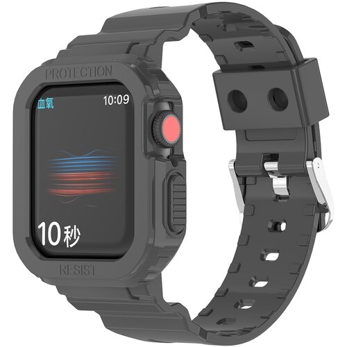 Cadorabo tpu zapestni pas, združljiv z apple watch (serija 7/8) 41 mm, (se/serija 4 /5 /6) 40mm in (serija 1/2/3) 38mm v črni barvi - nadomestni trak,, (20616034) Cene