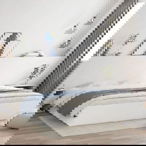 vidaXL Okvir kreveta s ladicama bijeli 180 x 200 cm konstruirano drvo Cijene