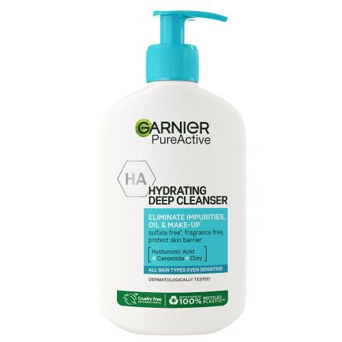 Garnier Pure Active Hydrating Deep Cleanser gel za čišćenje lica za sve vrste kože 250 ml unisex Cijene