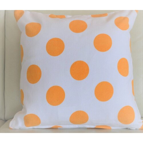 Jastuk polka yellow 40x40 Slike