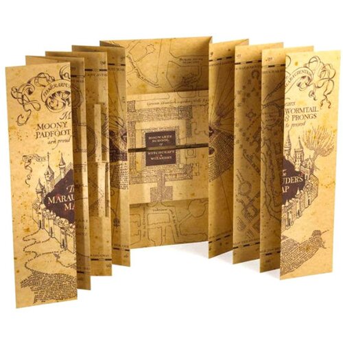 The Noble Collection - HARRY POTTER - MARAUDER&amp;#039;S MAP Slike
