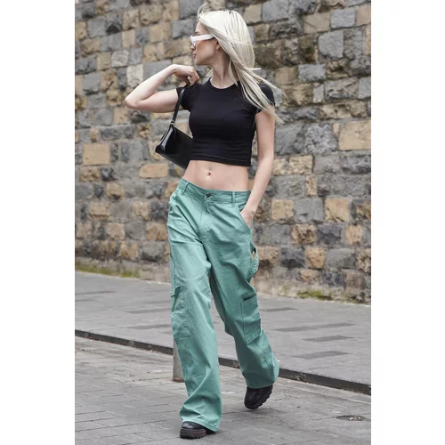 Madmext Pants - Green - Cargo