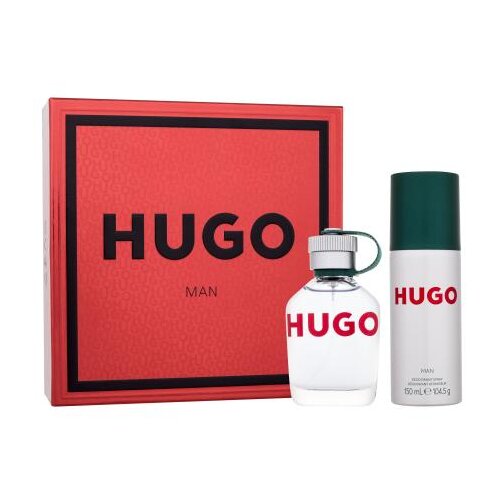Hugo Boss Hugo Man SET4 Set toaletna voda 75 ml + dezodorans 150 ml za moške Cijene