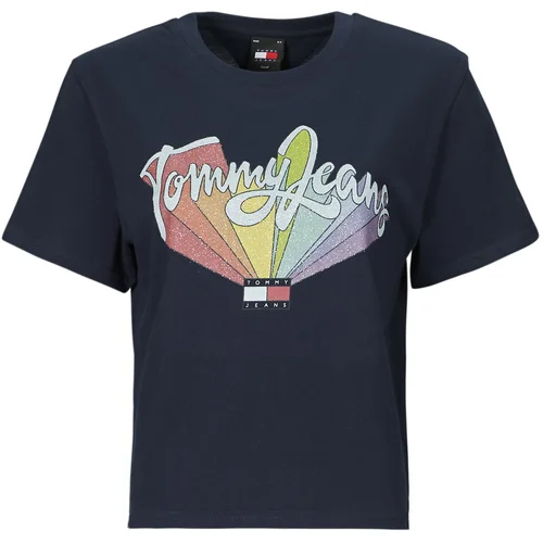 Tommy Jeans Majice s kratkimi rokavi TJW BXY RAINBOW FLAG TEE