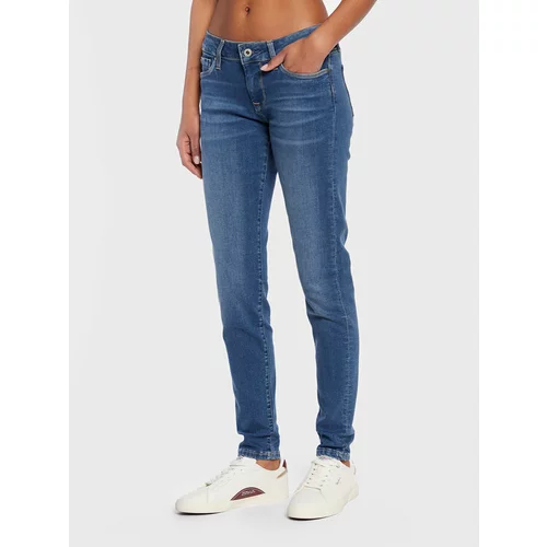 PepeJeans Jeans hlače Soho PL204174 Modra Skinny Fit