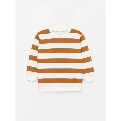 LC Waikiki Crew Neck Long Sleeve Striped Baby Boy Sweatshirt