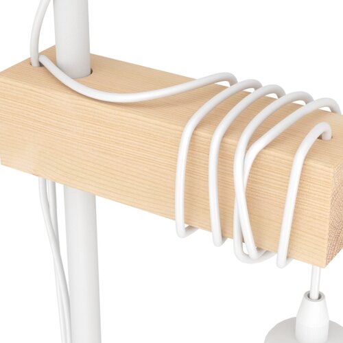 Eglo 44083 - Podna lampa TOWNSHEND 2xE27/10W/230V bela Slike