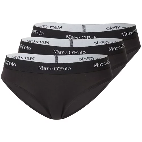 Marc O'Polo Spodnje hlačke črna / bela