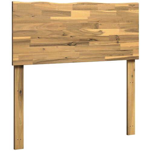  Uzglavlje s prirodnim rubom ROSTOCK Bijela 80 cm Slike