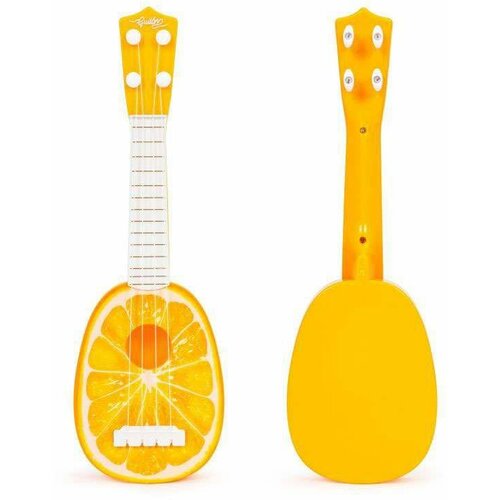 ECO TOYS ukulele gitara za decu narandža Slike