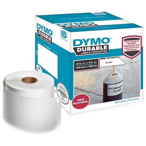 Dymo Nalepke (durable), 104 x 159 mm, original Slike
