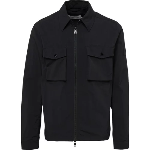 Calvin Klein Prehodna jakna 'MATT' črna