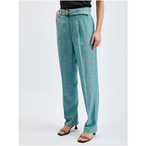 Orsay Green Women's Trousers - Women's Cene