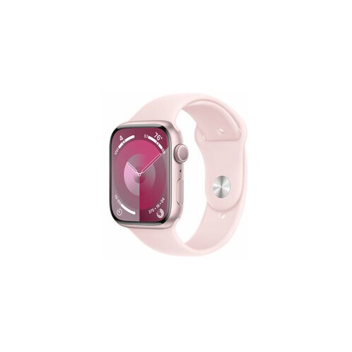 Apple watch S9 gps mr9g3se/a 45mm pink alu case w light pink sport band - s/m, pametni sat Slike