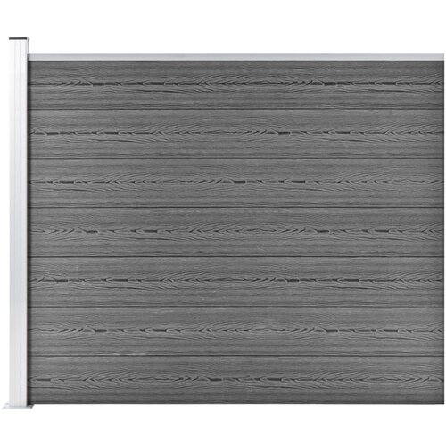 Panel za ogradu WPC 175 x 146 cm sivi Slike