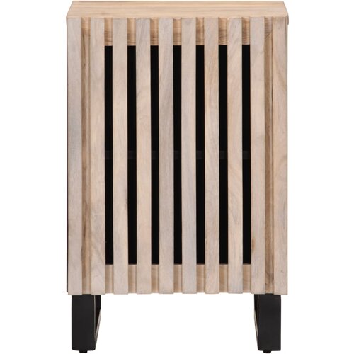 Maison Chic Kopalniška omarica - Kopalniški kabinet 38x34x58 cm trden mangov les, (21794398) Cene