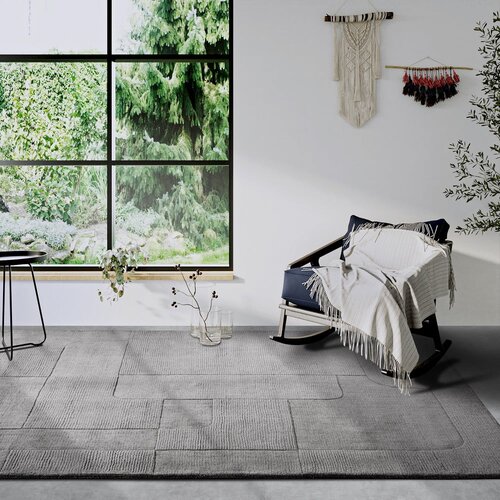 Villeroy &amp;amp; Boch Sivi ručno rađen vuneni tepih 160x230 cm Charlotte &amp;ndash; Slike