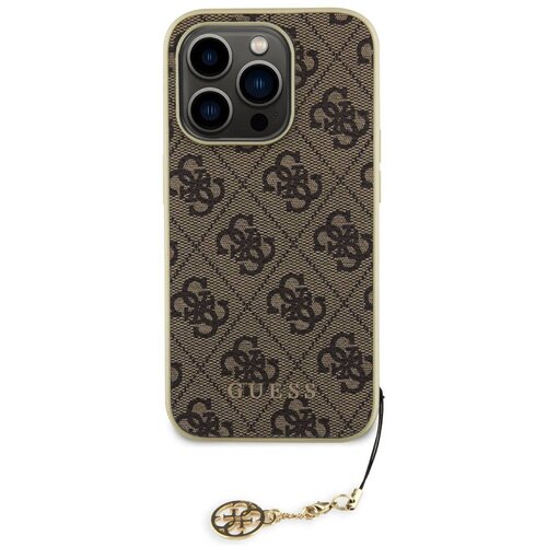 Guess Za&amp;scaron;?itno ohi&amp;scaron;je za iPhone 15 Pro z vzorcem 4G, Rjava, (21749358) Slike