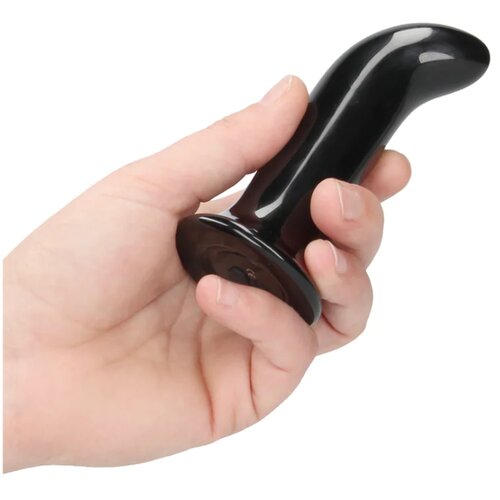 Chrystalino by Shots vibro dildo Prickly - Smooth Glass G-Spot Vibrator Slike