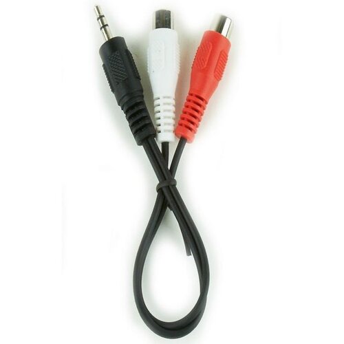 Gembird CCA-406 3.5mm stereo plug to 2 RCA (cinca) sockets audio kab 0.2m Cene