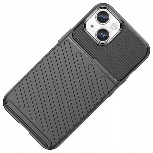 HURTEL THUNDER CASE ETUI OBUDOWA POKROWIEC FUTERAŁ PLECKI DO IPHONE 15 PLUS CZARNE, (21899643) Cene