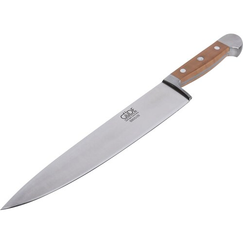 G&amp;Uuml;DE alpha cooking knife 26 cm pear wood Slike
