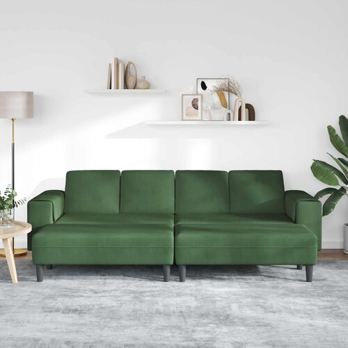 SOFA Tamnozelena 250 x 188 x 76 cm Kordura tekstil Slike
