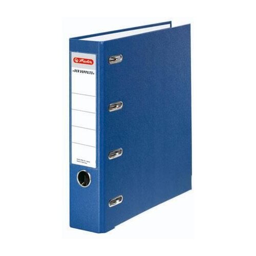 Herlitz Registrator samostojeći A4, 7 cm, 2 mehanizma, maX.file protect, , plavi Slike