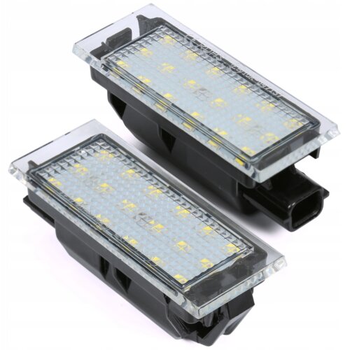 Co2 KOMPLET LUČI LED ZA OSVETLITEV REGISTRSKE TABLICE, AUTOTUNE, ZA RENAULT CLIO III, MASTER II, MEGANE II FL, MEGANE III LAGUNA II FL LAGUNA III TWINGO II, (21748459) Slike