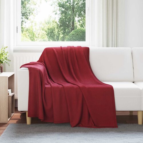  Pokrivači za bacanje 6 kom. Bordeaux Crvena 200 x 150 cm Runo Cijene