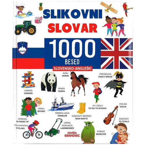 Grahovac Prvih 1000 besed SLO-ANG slikovni slovar Slike